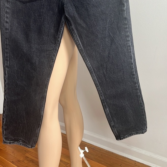 Abercrombie & Fitch The Mom High Rise Jeans Black Size 26/2 - Picture 9 of 15